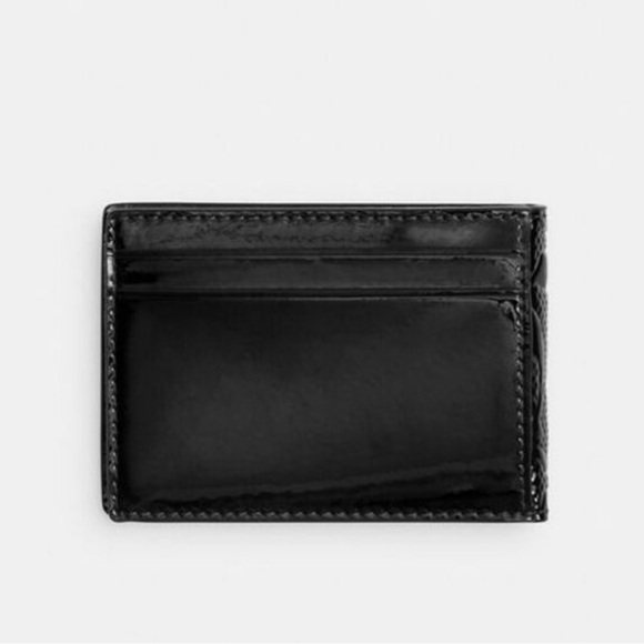 NWT Coach Outlet Compact Billfold Wallet In Signature Leather - Picture 4 of 6